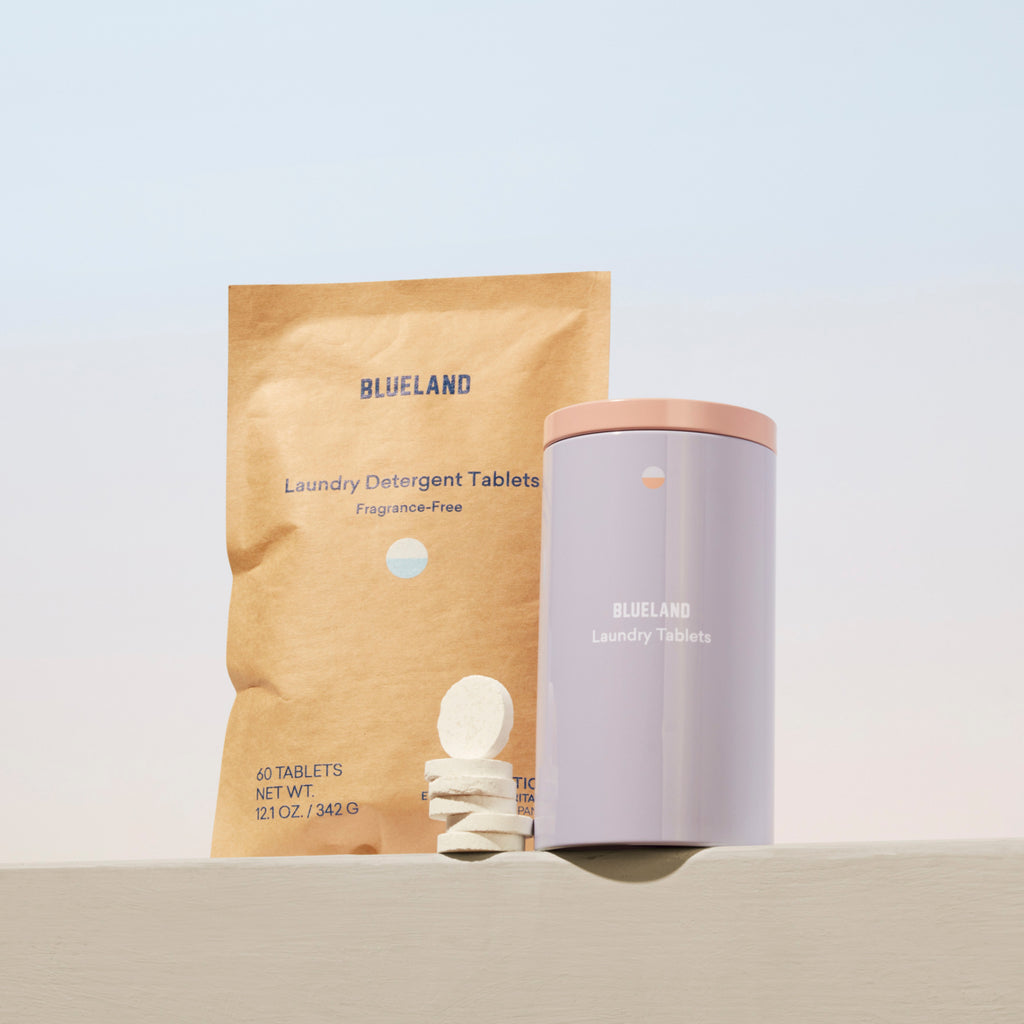 Laundry Starter Set Natural, EcoFriendly Detergent Tablets Blueland